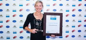 CRISTINA MARIANI-MAY RECEIVED THE AWARD WOMAN OF THE YEAR 2018,  THE PRESTIGIOUS PRIZE OF THE RENOWNED THE DRINKS BUSINESS MAGAZINE