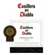 CASILLERO DEL DIABLO CARMENERE 2006 "BEST  VALUE"   WINE SPECTATOR